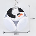 thumbnail image 1 of Lampe de Marché Nocturne LED d'Extérieur Portable à Accrocher avec Crochet pour Camping, BBQ, Randonnée en Plein Air, 1 of 8