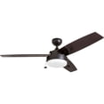 thumbnail image 1 of Prominence Home Statham 52" Indoor LED Ceiling Fan with Pull Chain, Nickel, 1 of 12
