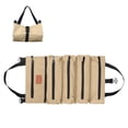 thumbnail image 1 of Fridja Sac à Outils Multifonction, Organisateur d'Outils à 5 Compartiments à Fermeture Éclair, Sacs de Rangement d'Outils Portatifs, Pochette en Tissu Imperméable à Fermeture Éclair pour Mécanicien, Électricien, Réparateur, 18,5 x11 Po, Kaki, 1 of 6
