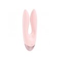 thumbnail image 1 of Loveline Amour 10 Function Dual Motor Silicone Rechargeable Vibrator - Pink, 1 of 4