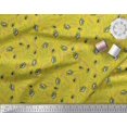 thumbnail image 2 of Toile de Coton Cambric Feuilles & Tissu de Décor d'Insectes Yard Imprimé 42 Pouces de Large, 2 of 3