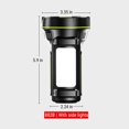 thumbnail image 3 of Meitianfacai Portable Rechargeable LED Flashlight, Multifunction Outdoor Camping Lantern Flashlight, Strong Light, Waterproof, 3 of 9