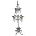 thumbnail image 3 of Design Toscano Malbark Castle Gothic Decor Floor Candelabra Candle Holder, 63 Inch, Grey Patina, 3 of 4