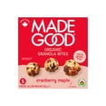 thumbnail image 1 of MadeGood Organic Granola Bites Cranberry Maple 5 bars, 1 of 13