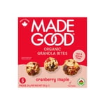 MadeGood Organic Granola Bites Cranberry Maple 5 bars