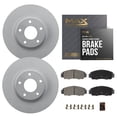 thumbnail image 1 of MAX Advanced Brakes - Rear Brake Kit For 2012-2015 Honda Crosstour| Carbon Ceramic Brake Pad and Rotor Kit| Daily Driving Geomet Coated Brake Rotors, 1 of 9