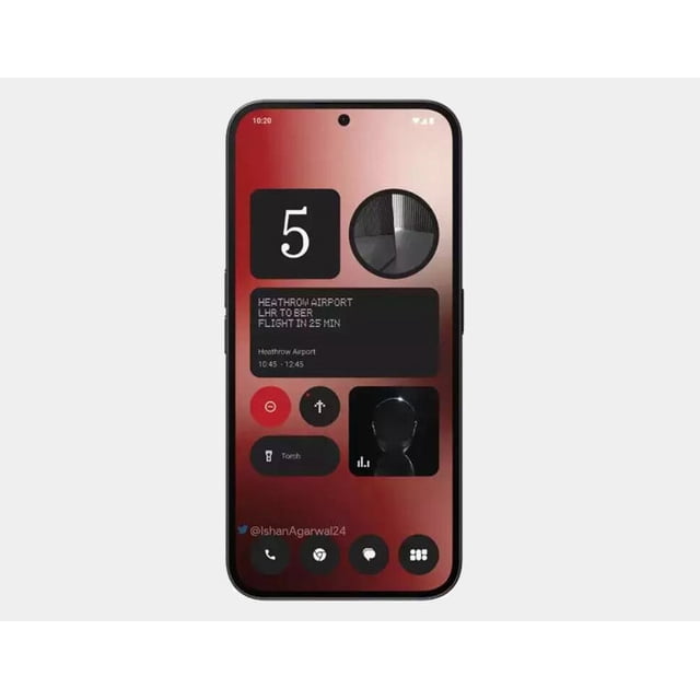 Nothing Phone (2a) 5G Double SIM 256 Go ROM 12 Go RAM GSM Déverrouillé - Noir