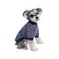 thumbnail image 2 of Dog Sweaters for Small Dogs Classic Winter Fleece Clothes Warm Soft Dog Sweatshirt Outfit for Dogs Cats Pet Apparel - (Navy,S), 2 of 8