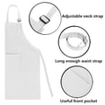 thumbnail image 4 of TOPTIE Kids Apron and Chef Hat Set, Adjustable Cotton Child Cooking Kitchen Apron, S-XXL-White-M, 4 of 7