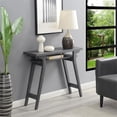 thumbnail image 3 of Convenience Concepts Console Newport Lynda en Bois Gris, 3 of 4