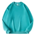 thumbnail image 4 of Ketyyh-chn99 Chandail à Col Rond pour Homme à Manches Longues Décontracté Chaud en Molleton Chandail à Col Rond pour Homme à Manches Longues Décontracté Chaud en Laine Chandail Bleu Pâle,4TG, 4 of 4
