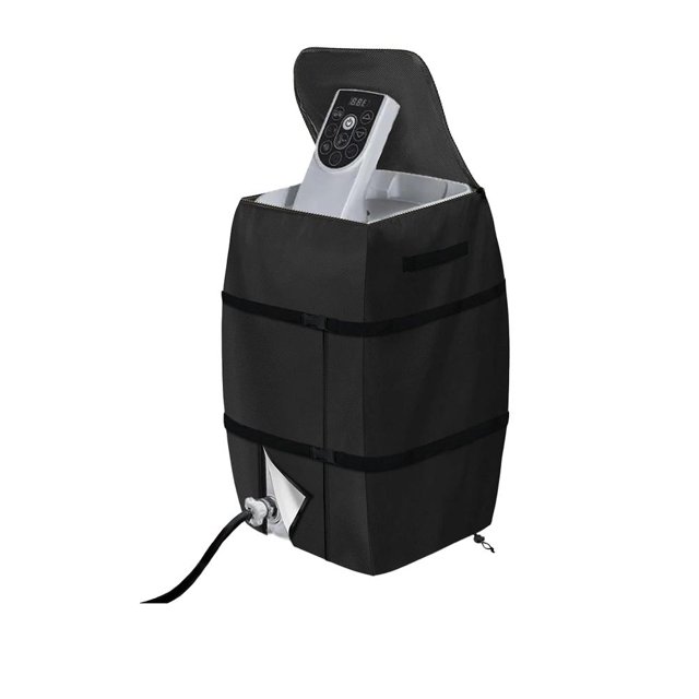 Housse de Pompe pour Spa, Housse de Protection pour Chauffe-Eau Extérieur, Housse de Pompe Isolée et Imperméable pour Spa, Piscine, Voyage en Plein Air S3A8