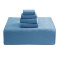 thumbnail image 4 of Clara Clark Ensemble de Courtepointe 5 Pcs, Style Moderne, Grand Lit/Grand, Bleu Ciel, 4 of 4