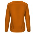 thumbnail image 5 of Yuyuzo 2025 Automne Chandail Sport Uni pour Femme Décontracté Ample à Col Rond Raglan à Manches Longues Chandail Tunique Hauts Orange A1, 5 of 5