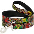 thumbnail image 1 of Buckle-Down Dog Leash Thor Loki Poses Retro Comic Books Stacked 6 Feet Long 0.5 Inch Wide, Multicolor, DL-6FT-WAV033-N, 1 of 7