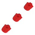 thumbnail image 4 of QualitChoice Simple Design Solid Color False Collar Formal Fashion Chiffon Fake Half Shirt Decorative Detachable Lapel Clothing Decor Red Point 3PCS, 4 of 6