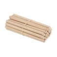 thumbnail image 1 of Unique Bargains 3/8 x 6 Inch Dowel Rods Wood Sticks Unfinished Wooden Dowel Rods Round Dowels Sticks 25 Pcs, 1 of 6