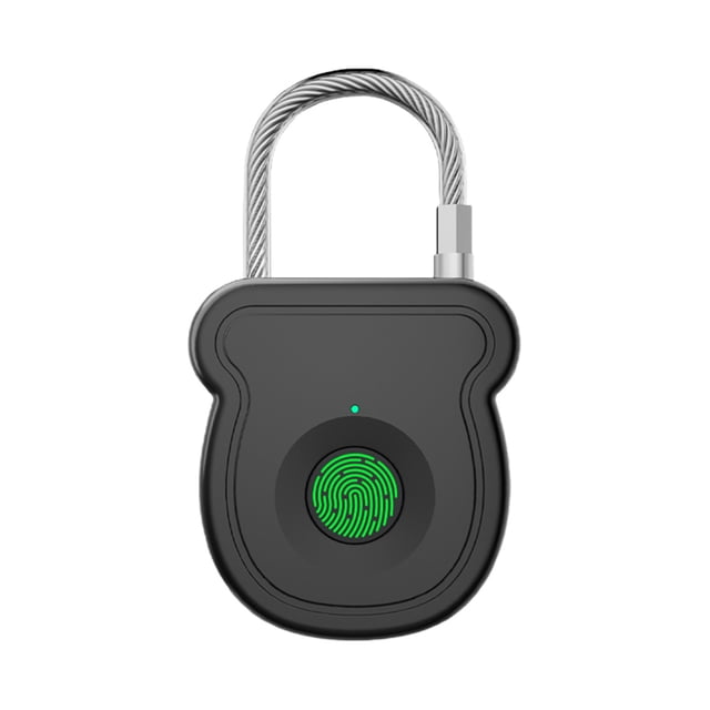 Cadenas Intelligent à Empreinte Digitale - Convient aux Bagages d'Extérieur en Acier Inoxydable - Portes, Armoires et Finances