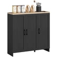 thumbnail image 1 of HOMCOM Buffet Moderne avec Tablettes Ajustables Noir, 1 of 10