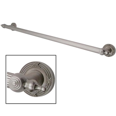 Kingston Brass DR710128 12 Inch Templeton Decor Grab Bar - Satin Nickel