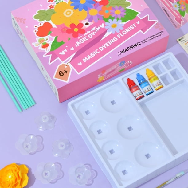 Bloom Joy Magic - Kit D'art Floral En Pétales - Créez Vos Bouquets Colorés DIY - Plus De 10 Modèles - 350 G - Pour Enfants Et Adultes - Développe La Créativité