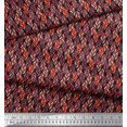 thumbnail image 3 of Soimoi Rayon Fabric Leaves Small Print Fabric by The Yard 42 Inch Wide, 3 of 3