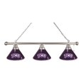 thumbnail image 1 of Holland Bar Stool BL3CHTexChr Texas Christian Horned Frogs 3 Shade Pool Billiard Light, Chrome, 1 of 1