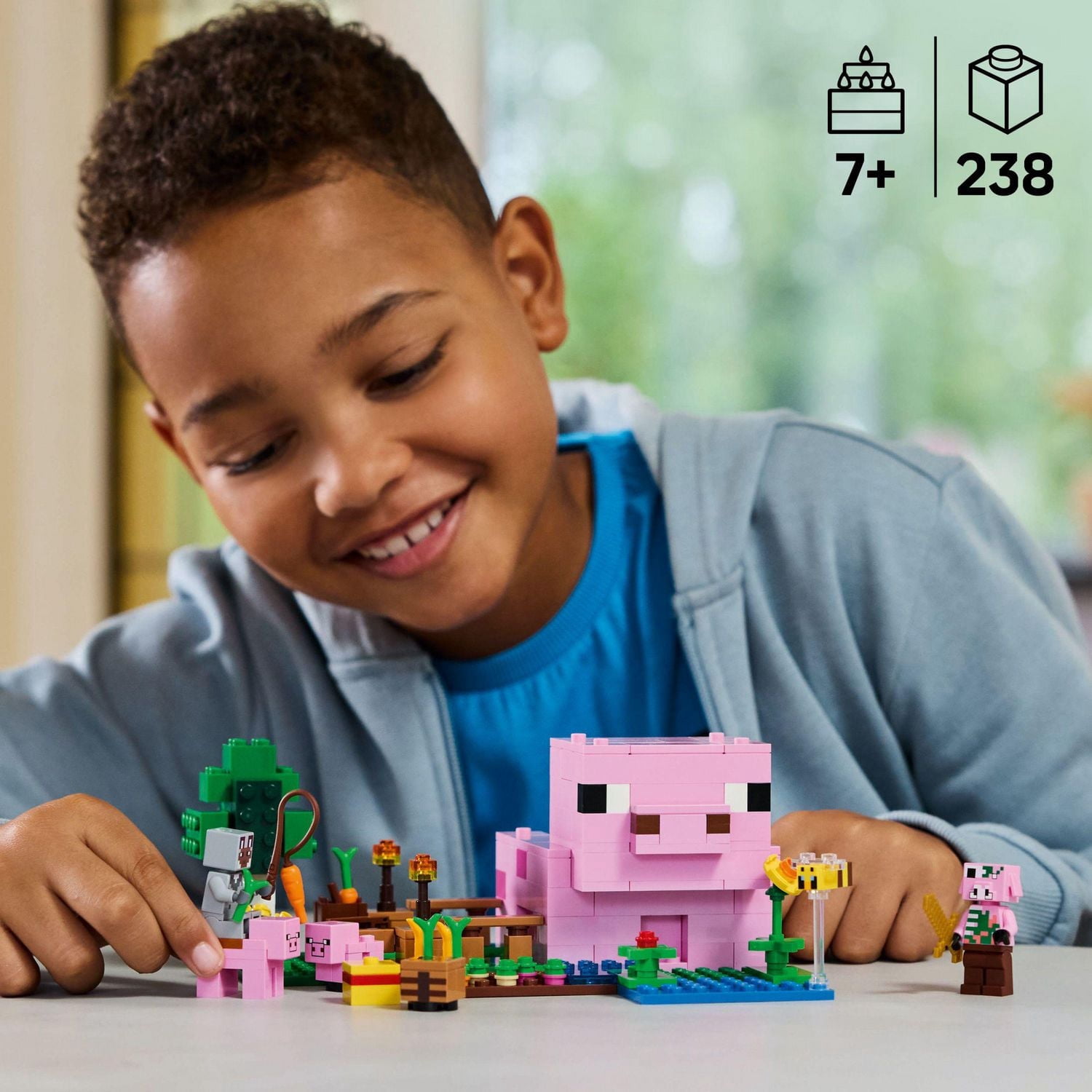 LEGO Minecraft La maison porcelet 21268 Ensemble de construction (238 pièces)