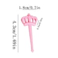thumbnail image 3 of Cure-dents Réutilisables en Forme de Notes de Musique avec Fruits et Animaux de Dessin Animé pour Enfants, Collations de Déjeuner, Vaisselle, 10 Pcs, 3 of 5