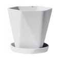 thumbnail image 1 of ziyahi Flowerpot Gardening Base Container Garden Ornament Multiple Colors Plant Planter Practical Portable Fashionable Dark Gray, 1 of 9