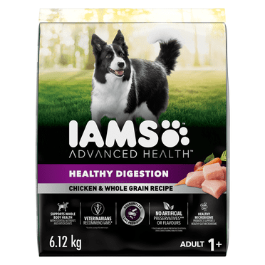 Iams Advanced Health Adult Healthy Digestion Dry Dog Food Chicken & Whole Grains Recipe 6.12kg