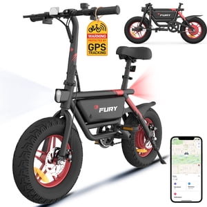 Gyrocopters Fury Fat Pneu électrique jusqu'à 58km Gamme 216 Batterie Wh 25km/h vitesse 400 Moteur de pointe W UL-2849 Vélo E approuvé pour adultes/jeunes