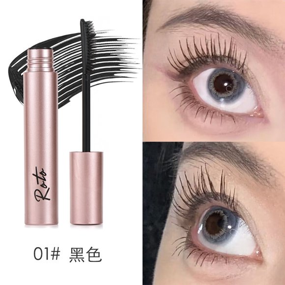 Fine Comb Waterproof Smudge-Proof Slim Long Curl Thick Elongate Permanent Permanent Makeup Wholesale Mascara