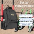 thumbnail image 1 of PRETXORVE Sac à Dos Multifonctionnel de Softball à Grande Capacité pour Épaule de Baseball, 1 of 2