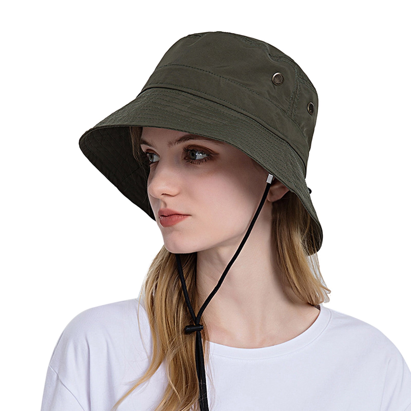 Women Sun Hat Wide Brim Protection Beach Hat Adjustable Bucket Hat Summer Hats