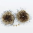 thumbnail image 3 of LOVE KNITTING Pom Pom 10 cm (4 in) brun with noir Tip - 2pcs, 3 of 3