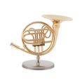 thumbnail image 3 of Avec Support Corne Française Ornement, Ornements d'Instruments, en Laiton pour Noël, 3 of 7