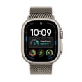 thumbnail image 2 of Apple Watch Ultra 4 GPS + Cellular 49mm Natural Titanium Case with Natural Titanium Milanese Loop - M, 2 of 5