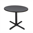 thumbnail image 1 of Regency TB36RNDGY 36 In. Round Cain Lunchroom Table - Grey, 1 of 4