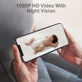 thumbnail image 4 of Sense-U Video Baby Monitor with 1080P HD Wi-Fi Camera and Background Audio, Night Vision, 2-Way Talk and Motion Detection - Compatible with Smartphones, 4 of 9