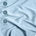 thumbnail image 2 of Bare Home Fitted Sheet - Premium 1800 Collection - Deep Pocket - Ultra-Soft Wrinkle Resistant - California King, Light Blue, 2 of 7