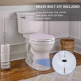 thumbnail image 4 of Trousse d'Anneau de Cire pour Toilette pour Sortie de Plancher Toilettes Nouvelle Installation Ou Réinstallation Incluant Boulons de Garde-Robe, Capuchons de Boulons, Bride et Rondelles, 4 of 8