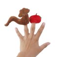thumbnail image 2 of serony Ensemble de 2 Pcs Marionnettes à Doigt Conte Marionnettes à Doigt Conte Ver et Apple, 2 of 9