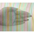 thumbnail image 3 of oneOone Viscose Chiffon Fabric Multicolor Stripe Print Sewing Fabric BTY 42 Inch Wide, 3 of 3