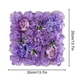 thumbnail image 2 of Dvkptbk Plastic Flower Wall Decoration Simulation Flower Wall Wedding Decoration Artificial Flowers Rose Wall Flowers Wedding Flowers Suitable for Multi-Scene Flower Wall Home Decor, 2 of 4