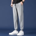thumbnail image 2 of SHIXIAOO Men's Pants with Deep Pockets Loose Fit Casual Mesh Drawstring Jogging Trousers for Running Workout Training Basketball 13 1 Memory Foam Poplin Pants Loose Pants Girls Foot Slipper Outdoor, 2 of 8