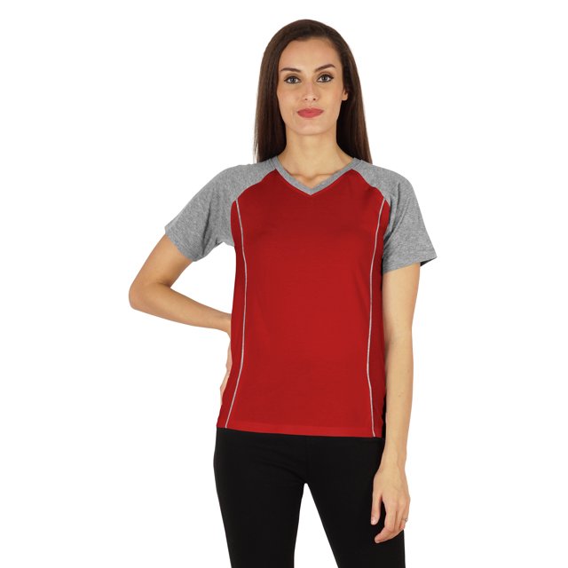 Inkmeso Solid Short Sleeve T-Shirt For Womens Sporty Casual Solid Basic Workout Shirts