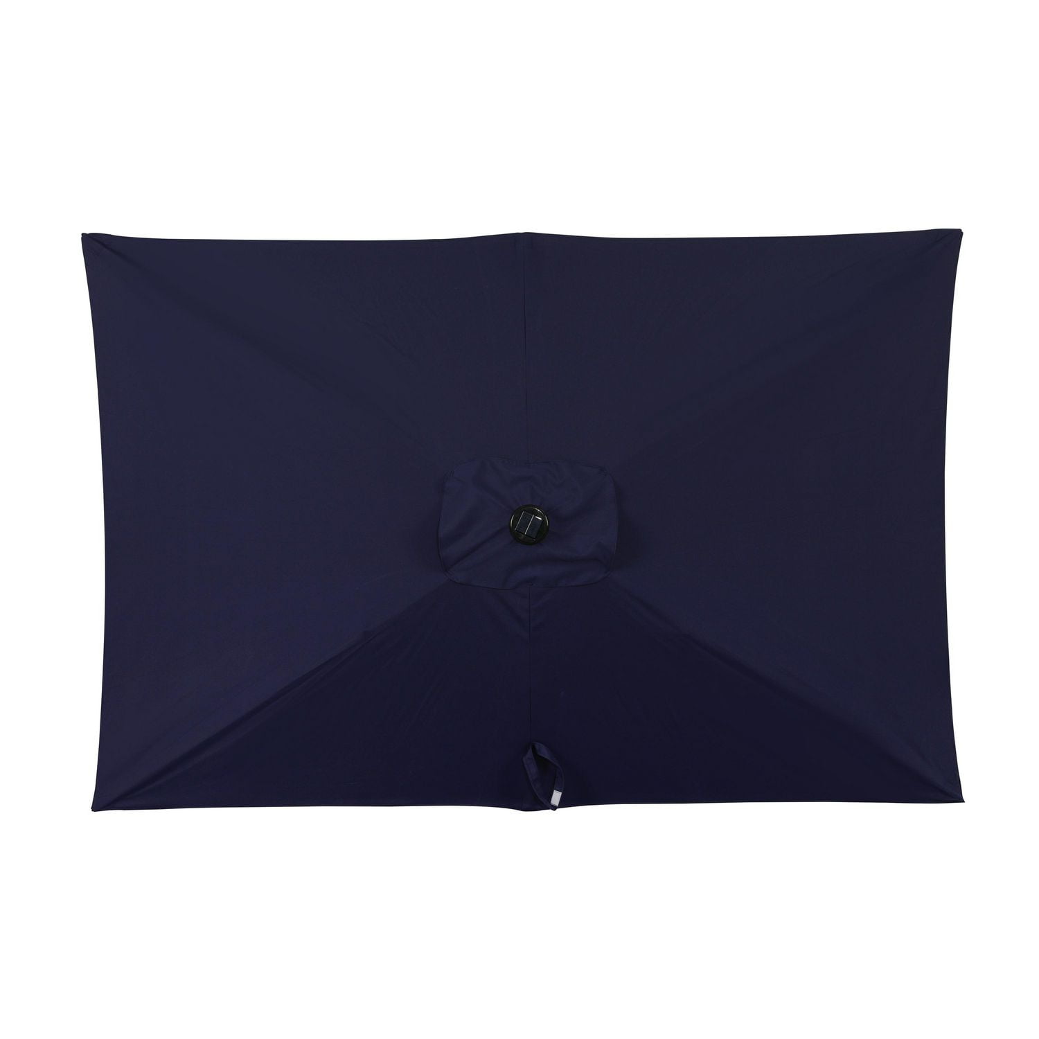Parasol rectangulaire Nassau 6.5-ft x 10-ft avec lumières à ampoules LED – Toile Breez-Tex