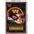 thumbnail image 2 of NFL Washington Commanders - Neon Helmet 23 Wall Poster, 22.375" x 34", 2 of 4