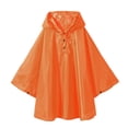 thumbnail image 1 of MIASHUI Poncho de Pluie pour Enfants Réutilisable Imperméable pour Tout-Petits, Orange, 8-9 Ans, 1 of 2